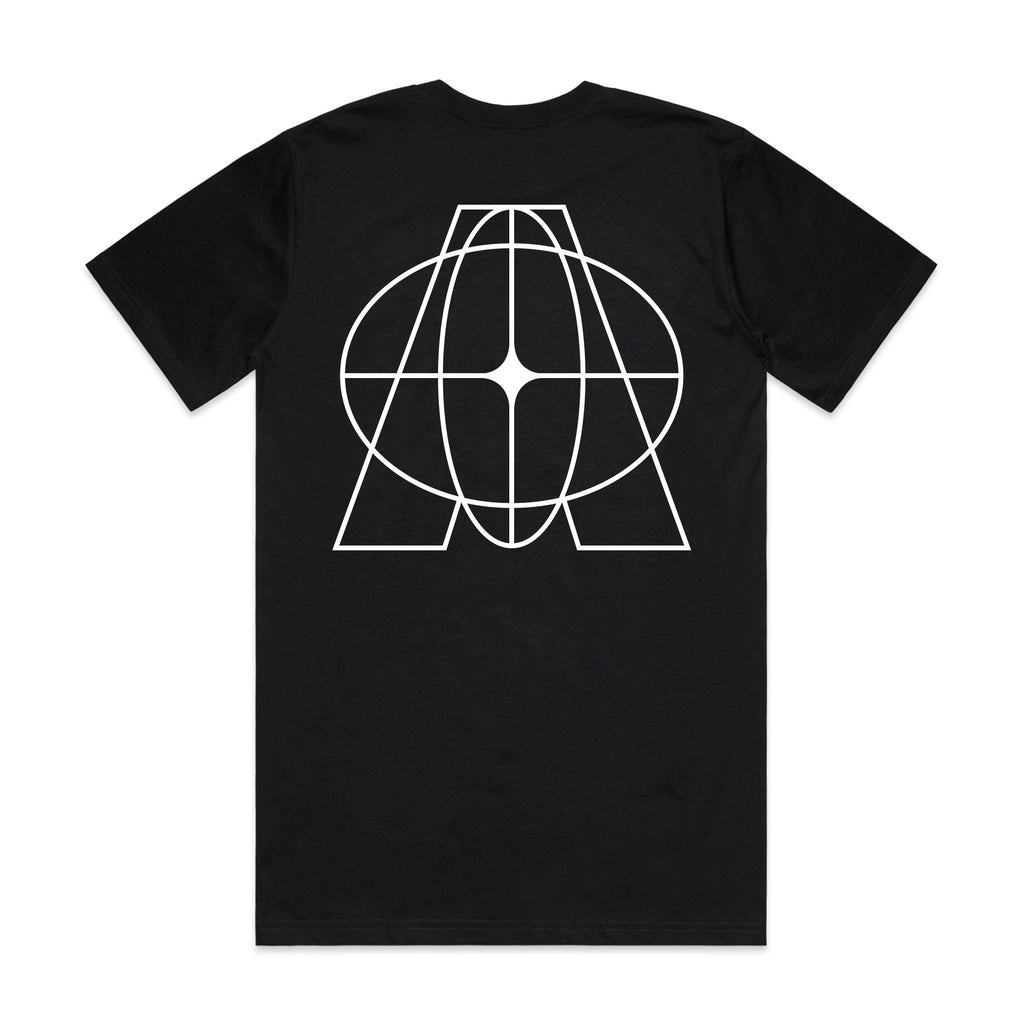 Intergalactic A logo t-shirt Black