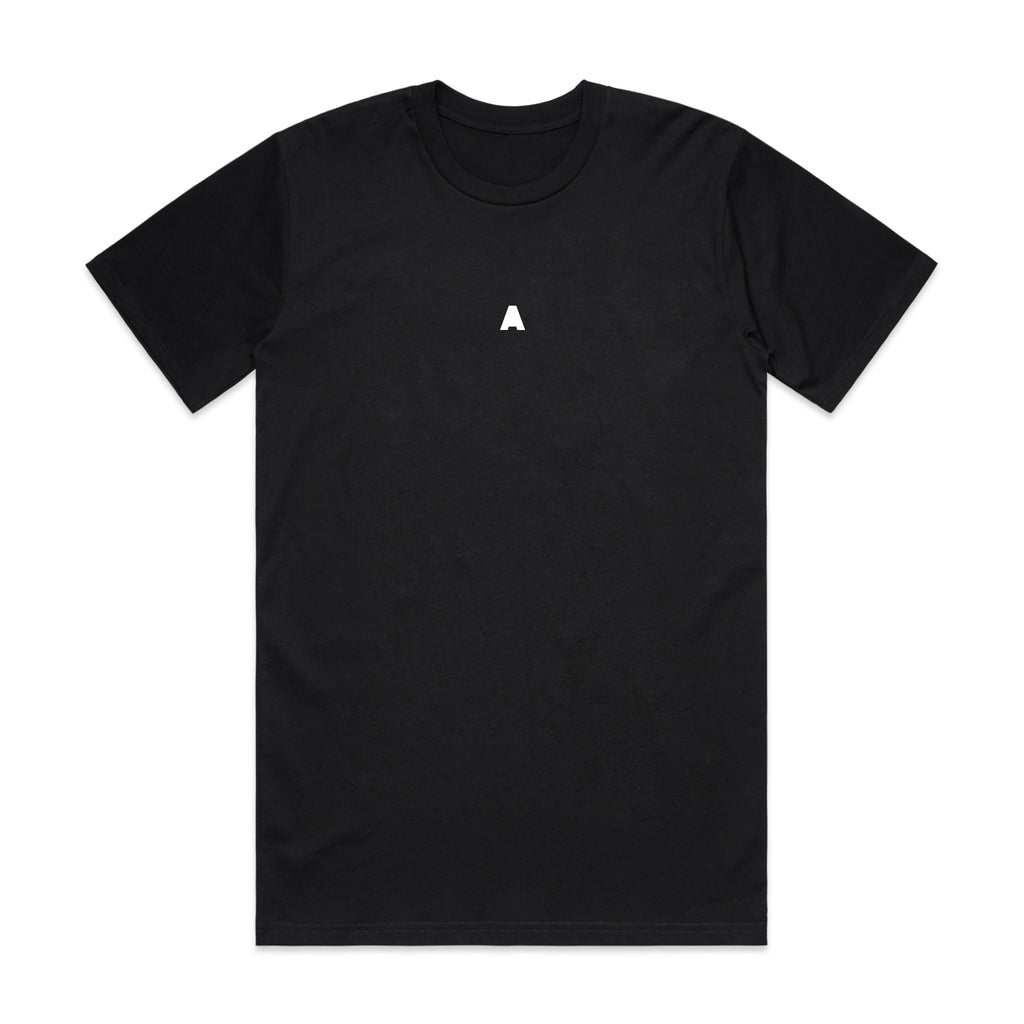 Intergalactic A logo t-shirt Black