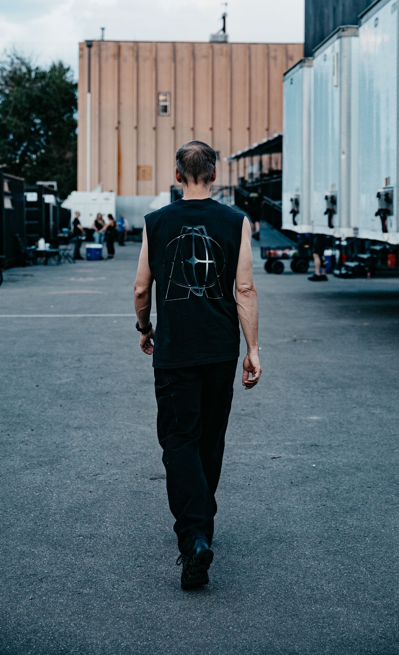 Sleeveless Awake T-Shirt Faded Black