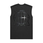 Sleeveless Awake T-Shirt Faded Black