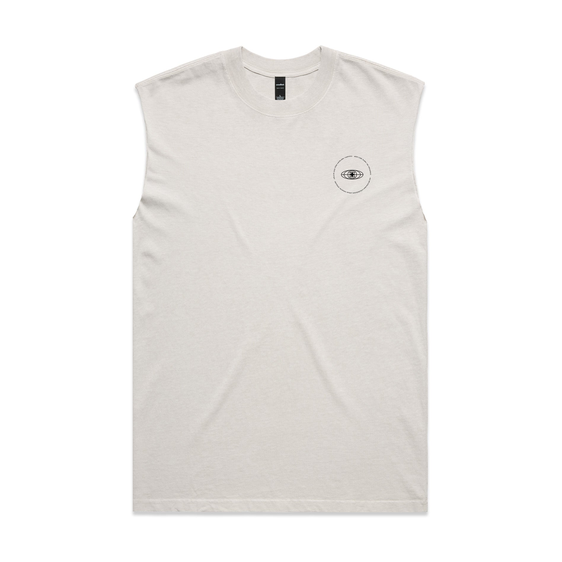 Sleeveless Awake T-Shirt Faded Bone