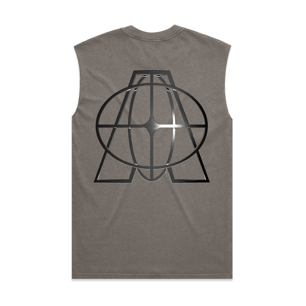 Sleeveless Awake T-Shirt Faded Grey