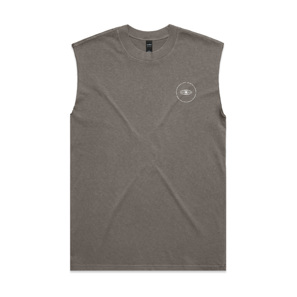 Sleeveless Awake T-Shirt Faded Grey